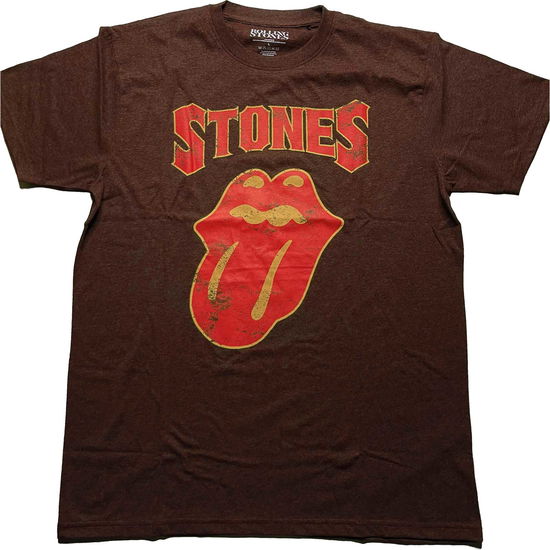 The Rolling Stones Unisex T-Shirt: Gothic Text - The Rolling Stones - Merchandise -  - 5056561053905 - October 7, 2022