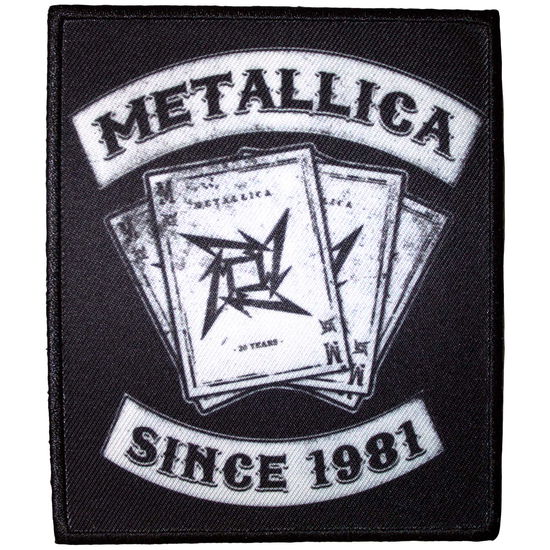 Cover for Metallica · Metallica Printed Patch: 30th Anniversary Playing Card (Standard) (Patch) (2024)