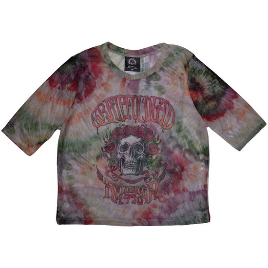 Cover for Grateful Dead · Grateful Dead Ladies Crop Top: Stony Brook Bertha (White) (Mesh) (XX-Small) (CLOTHES) [size XXS] (2024)