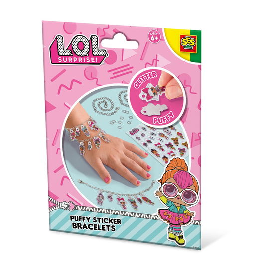 Cover for Ses Creative · Making Bracelets - L.o.l. Puffy Stickers - (s14190) (Toys)