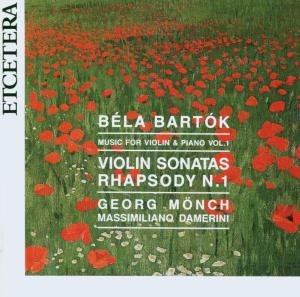 Cover for B. Bartok · Violin Sonatas 1 &amp; 2/Rhap (CD) (1993)