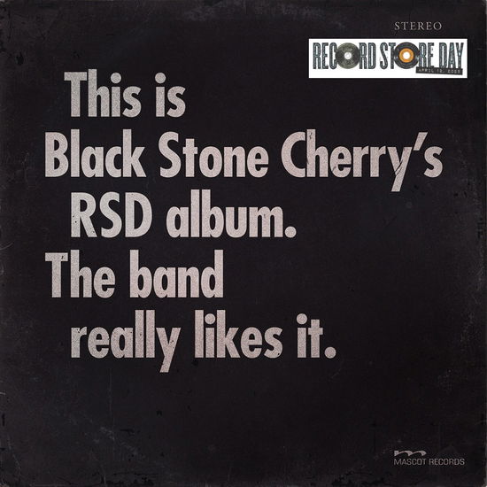 Cover for Black Stone Cherry · This is Black Stone Cherry's RSD album, The band really likes it, (CD) [RSD 2025 edition] (2025)