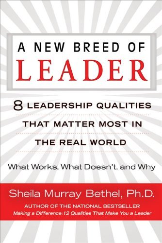 Cover for Sheila Murray Bethel · A New Breed of Leader: 8 Leadership Qualities That Matter Most in the Real World What Works, What Doesn't, and Why (Paperback Book) [Original edition] (2009)