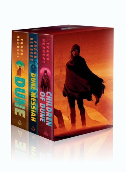 Cover for Frank Herbert · Frank Herbert's Dune Saga 3-Book Deluxe Hardcover Boxed Set: Dune, Dune Messiah, and Children of Dune (Bog) (2023)