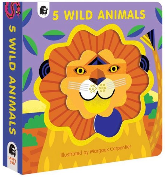 Cover for Happy Yak · 5 Wild Animals - 5 Wild... (Board book) (2021)