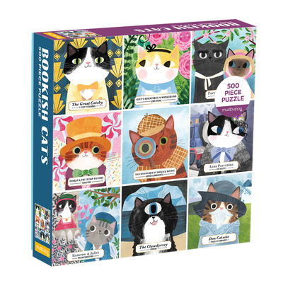 Cover for Mudpuppy · Bookish Cats 500 Piece Family Puzzle (SPIL) (2020)