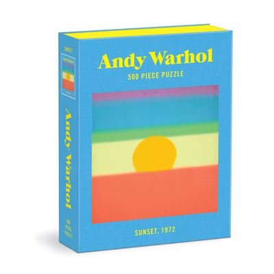Andy Warhol Sunset 500 Piece Book Puzzle - Galison - Brætspil - Galison - 9780735377905 - 2. februar 2023