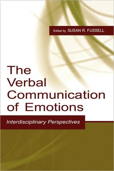 Cover for Fussell · The Verbal Communication of Emotions: Interdisciplinary Perspectives (Paperback Bog) (2002)