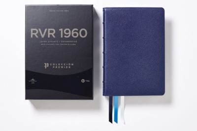 Cover for Vida · Reina Valera 1960 Biblia Ultrafina, Letra Gigante, Colección Premier, Azul Marino, Interior a Dos Colores (Book) (2022)