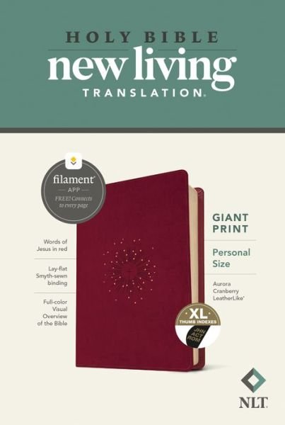 Cover for Tyndale · NLT Personal Size Giant Print Bible, Filament Enabled Edition (Imitation Leather Bo) (2021)