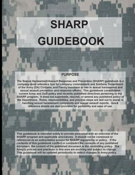 Cover for Department of Defense · Sexual Harassment and Assault Response and Prevention (Sharp) Guidebook (Paperback Book) (2014)