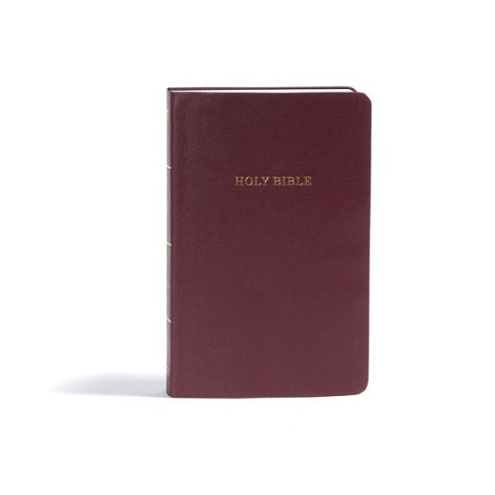Cover for Holman Bible Staff · KJV Gift and Award Bible, Burgundy Imitation Leather (Läderbok) (2020)