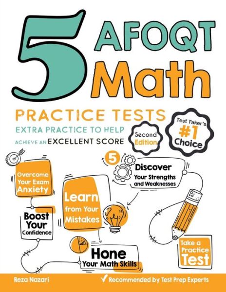 5 AFOQT Math Practice Tests - Reza Nazari - Books - Effortless Math Education - 9781646122905 - October 27, 2020