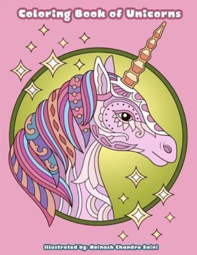 Cover for Mindful Coloring Books · Coloring Book of Unicorns (Paperback Book) (2018)