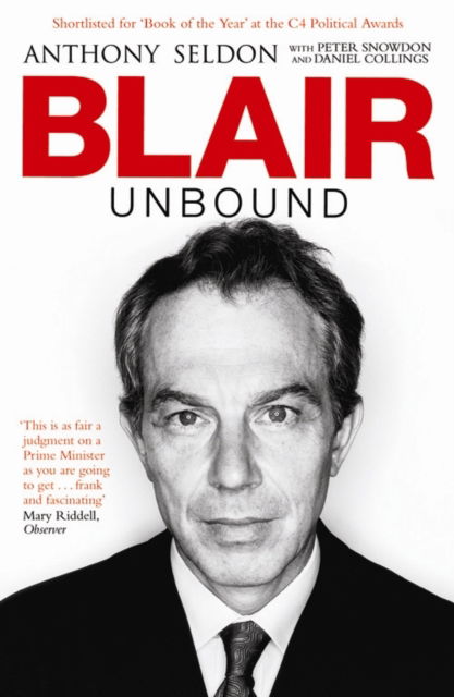 Cover for Anthony Seldon · Blair Unbound (Paperback Book) (2008)