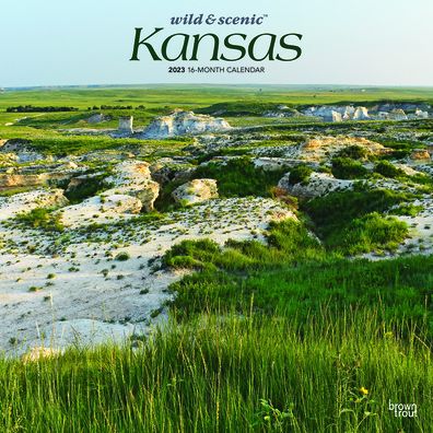 Cover for Browntrout · Kansas Wild &amp; Scenic 2023 Square (Calendar) (2022)