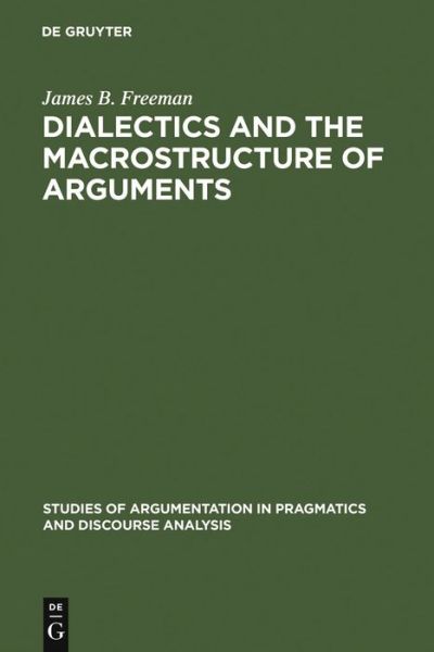 Dialectics a.the Macrostr. - J.B. Freeman - Books - De Gruyter Mouton - 9783110133905 - December 1, 1991