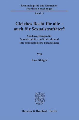 Cover for Steiger · Gleiches Recht für alle - auch (Book) (2016)