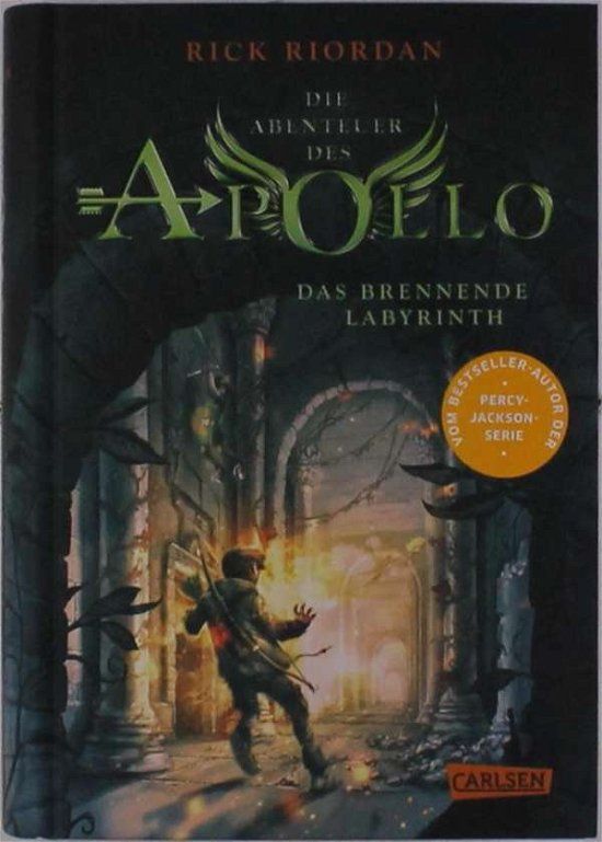 Cover for Riordan · Apollo,Das brennende Labyrinth (Buch)