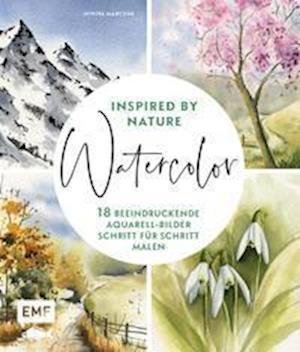 Cover for Jowita Marczuk · Watercolor inspired by Nature (Hardcover bog) (2021)