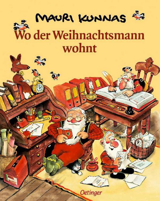 Cover for Mauri Kunnas · Wo der Weihnachtsmann wohnt (Gebundenes Buch) (2005)