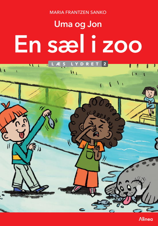 Cover for Maria Frantzen Sanko · Uma og Jon: Uma og Jon i zoo, En sæl i zoo, Læs lydret 2 (Inbunden Bok) [1:a utgåva] (2024)