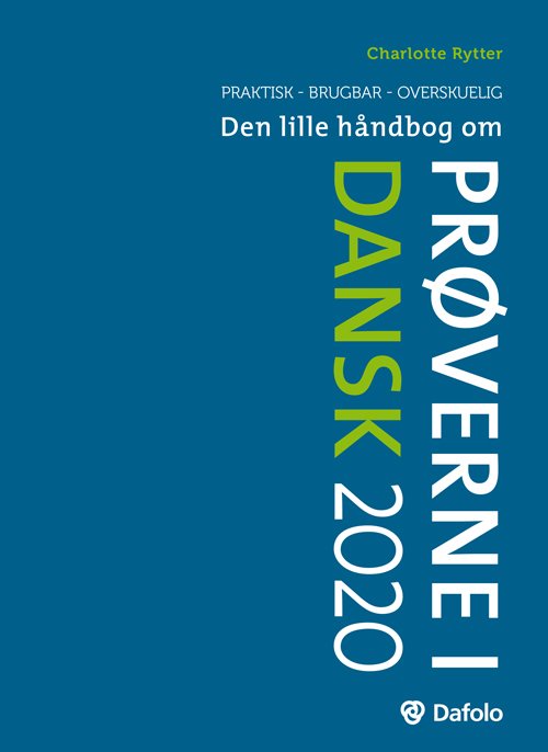 Cover for Charlotte Rytter · Den lille håndbog om prøverne i dansk 2020 (Poketbok) (2020)