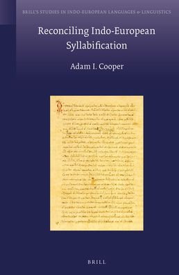 Cover for Adam Cooper · Reconciling Indo-European Syllabification (Bok) (2014)