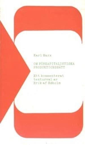 Cover for Karl Marx · Om förkapitalistiska produktionssätt (Bok) (1970)