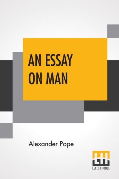 Cover for Alexander Pope · An Essay On Man (Paperback Book) (2019)