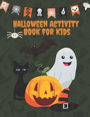 Cover for Dotfun Press · Halloween Activity Book For Kids (Paperback Book) (2020)