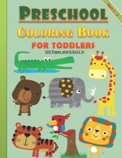 Cover for Abg Publishing · Preschool Coloring Book for Toddlers (Pocketbok) (2020)
