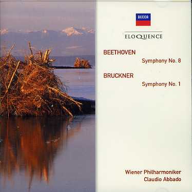 Cover for Abbado / Wiener Philharmoniker · Eloquence: Beethoven - Symphony No 8 / Brucker (CD) (2014)