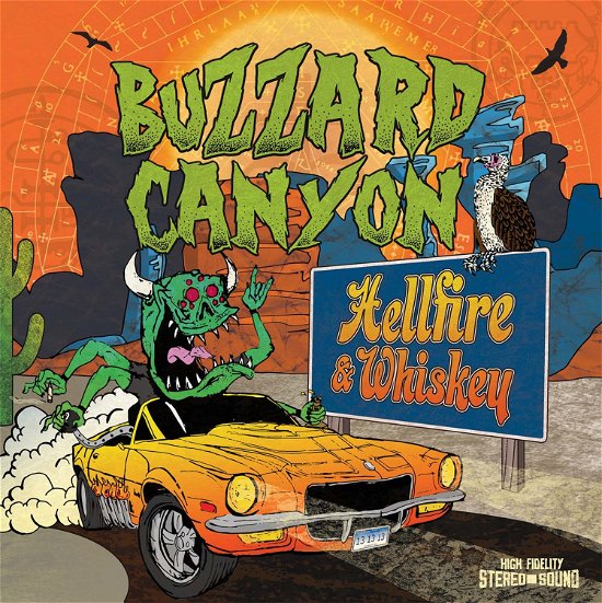 Cover for Buzzard Canyon · Hellfire &amp; Whiskey (LP) (2018)