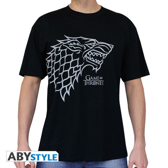 Cover for Game of Thrones · GAME OF THRONES - T-Shirt Stark Men (MERCH) [size S] (2019)