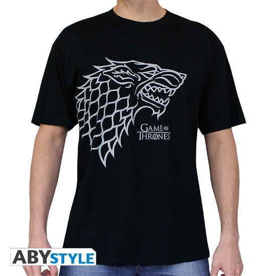 Cover for Game of Thrones · GAME OF THRONES - T-Shirt Stark Men (MERCH) [size S] (2019)