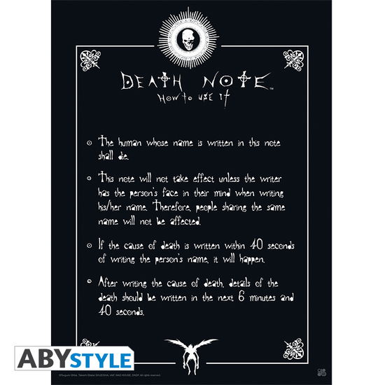 Cover for Kleines Poster · DEATH NOTE - Poster Rules (52x38) (MERCH) (2019)