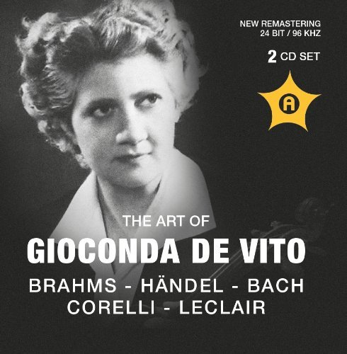Cover for Brahms / Handel / Bach / Corelli · Gioconda Da Vito Violine (CD) (2012)