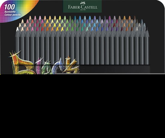 Cover for Faber-castell · Colour Pencils Black Edition Tin (100 Pcs) (116490) (Leksaker)