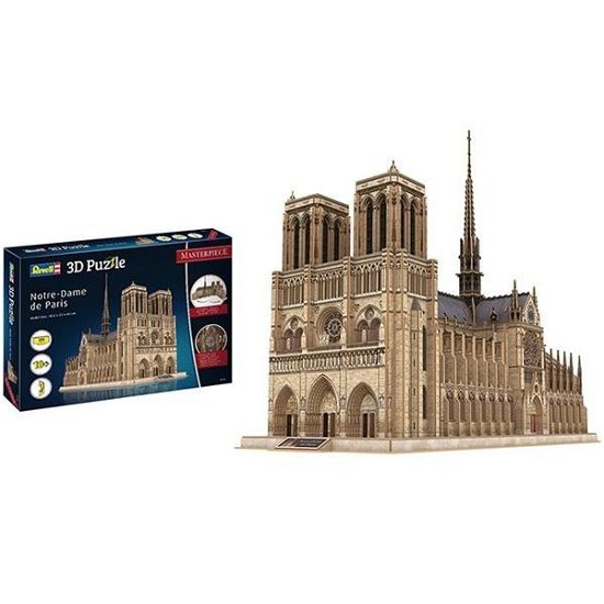 00190 - 3D Puzzle I Notre Dame De Paris - Revell - Merchandise - Revell - 4009803001906 - 