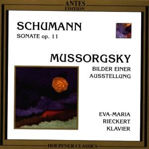 Cover for Schumann / Rieckert,eva Maria · Sonata Op 11 / Bilder Einer Ausstellung (CD) (1995)
