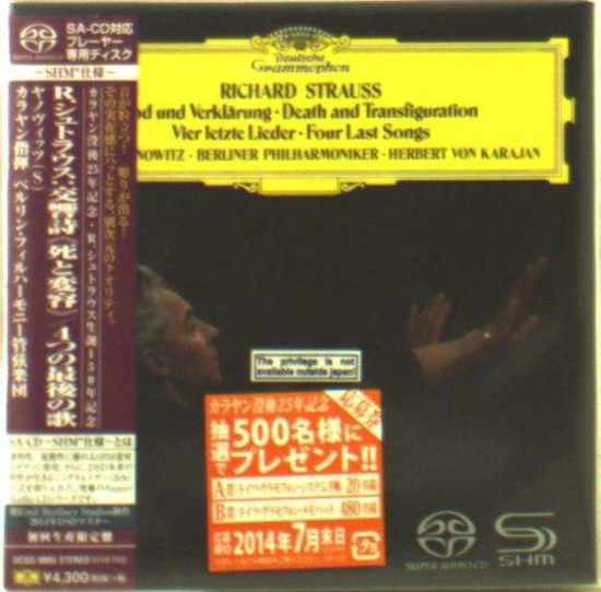 R.strauss: Tod Und Verklarung. Vier Letzte Lieder - Herbert Von Karajan - Musik - UNIVERSAL MUSIC CLASSICAL - 4988005827906 - 12. Juni 2024