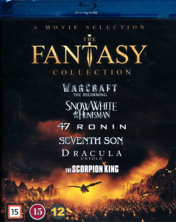 Cover for The Fantasy Collection · Warcraft - The Beginning / Snow White &amp; The Huntsman / 47 Ronin / Seventh Son / Dracula Untold / The Scorpion King (Blu-Ray) (2017)