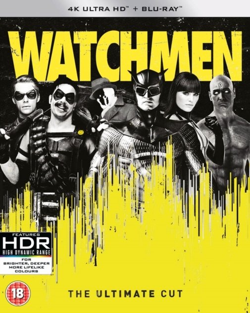 Cover for Watchmen - the Ultimate Cut (4 · Watchmen - The Ultimate Cut (4K Ultra HD) (2019)
