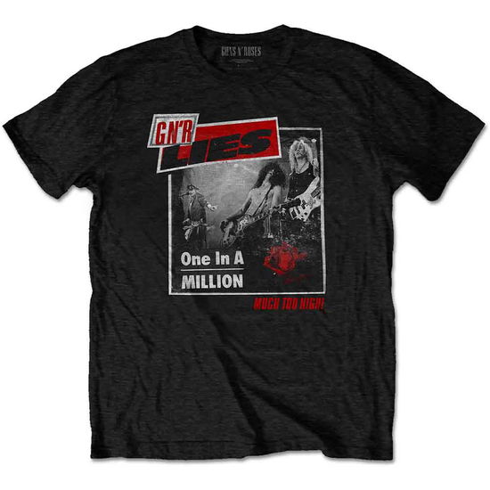 Cover for Guns N Roses · Guns N' Roses Unisex T-Shirt: One in a Million (T-shirt) [size XL] [Black - Unisex edition]