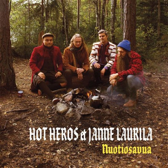 Cover for Hot Heros &amp; Janne Laurila · Nuotiosavua (LP) (2021)