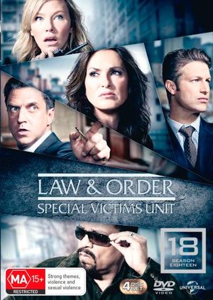 Law & Order: Special Victims Unit - Season 18 - DVD - Movies - UNIVERSAL SONY PICTURES P/L - 9317731134906 - December 6, 2017