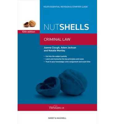 Cover for Joanne Clough · Nutshells Criminal Law (Pocketbok) (2014)