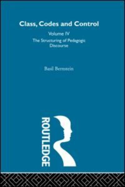 Cover for Basil Bernstein · The Structuring of Pedagogic Discourse (Hardcover Book) (2003)