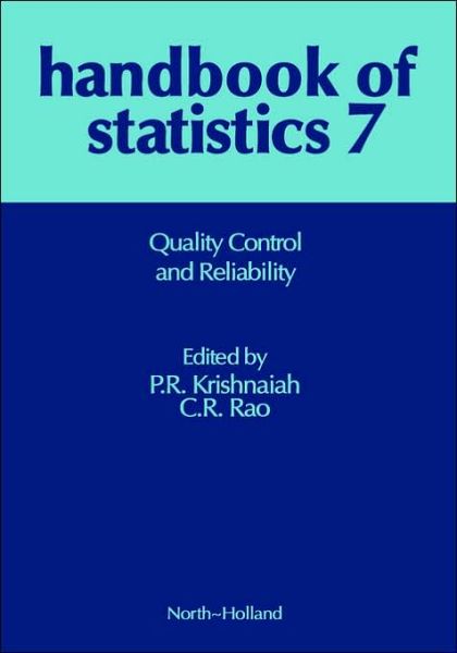 Cover for P. R. Krishnaiah · Quality Control and Reliability - Handbook of Statistics (Hardcover Book) (1988)